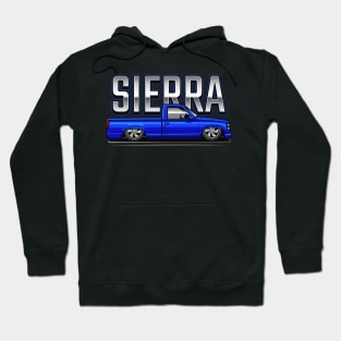 The Sierra Pickup Truck (Dynamic Blue Metallic) Hoodie